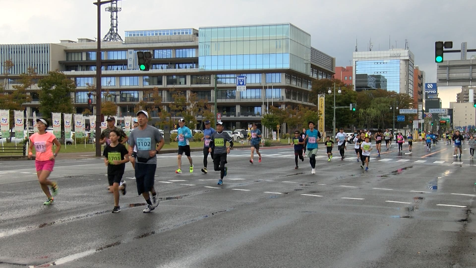 写真：第39回秋田ファミリーマラソン大会特別番組